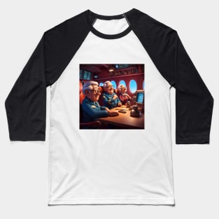 Pensioners as commercial aircrew Baseball T-Shirt